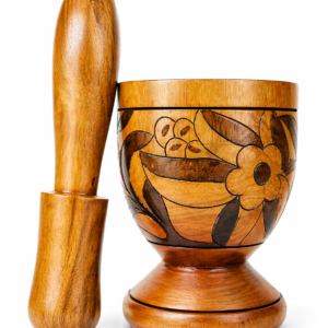 Pilon X-Large Handcrafted Wooden Mortar & Pestle  Esterly's - 8.5 in H x 8 in W